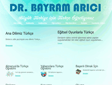 Tablet Screenshot of bayramarici.com